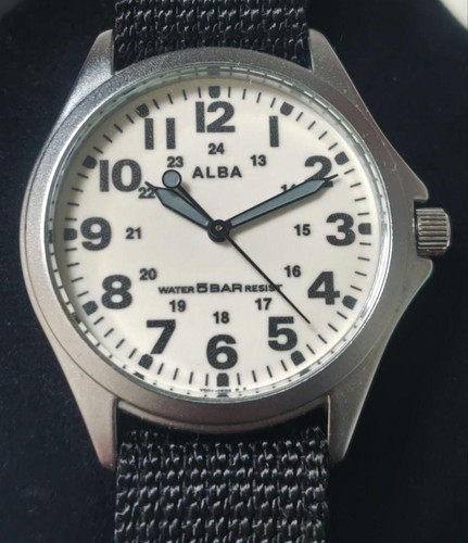 Seiko alba military field - seiko,