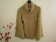 Pulli 38 Original 70er figurbetont Lurex goldfarben glitzernd Shirt Rolli Feste