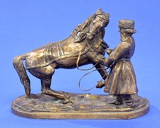 Bronzeskulptur russisches