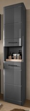 Bad Hochschrank in grau