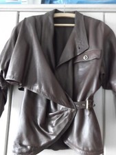Gianni Versace Lederjacke in schokobraun Gr.40-42