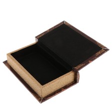 Retro Buchform Holzkiste