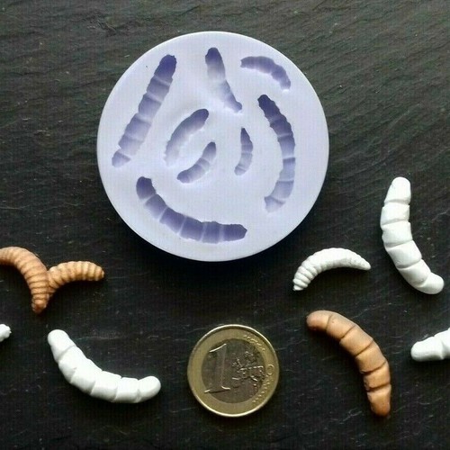 Silikonform maden mehlwurm - silikonform,