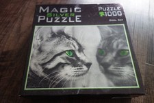 PUZZLE - Katzen - Magic Silver Puzzle - 1000 Teile - Cool Cat