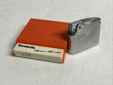 W037 ROWENTA Gas Snip Sturmfeuerzeug - Altes Feuerzeug - Silberfarben