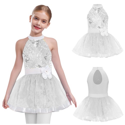 Mädchen glitzer tanzkleid - de,