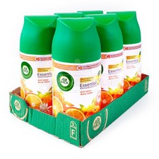 (18 EUR/l) 6x250ml AirWick Freshmatic Raumspray Lufterfrischer Anti Tabak