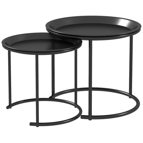 2er set couchtisch - couchtisch,, rund