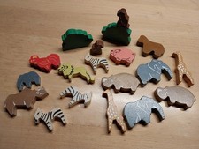 Konvolut Wildtiere Holz