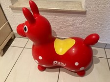 Rody Sitzpferd Hüpftier Hüpf Pony Hüpfpferd Springpferd rot Ledraplastic Italy