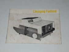 Bedienungsanleitung/Gebrauchsanweisung Liesegang Fantimat (Diaprojektor)