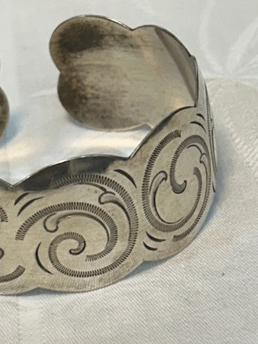 Antiker armreif silber - armreif,