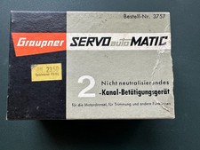 Graupner Servoautomatic 2-Kanal Betätigungsgerät – Vintage 1960er – OVP, selten