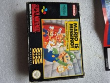 SUPER NINTENDO || MARIO IS MISSING IN OVP + ANLEITUNG + Poster || SNES ||