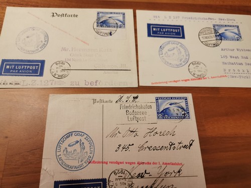 Zeppelin post 1929 stück - 3,