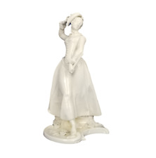 NYMPHENBURG Arlequina aus Commedia dell Arte Harlekine mit Fächer F.A.Bustelli