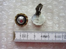 Ohrclips Ohrklemmen 925-er ca. 20 mm gold/silberfbg. FREI HAUS s. Originalfotos