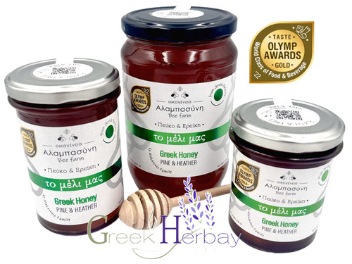 100 greek natural honey - 100%, pine