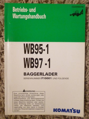 Komatsu baggerlader wb95 - komatsu, und