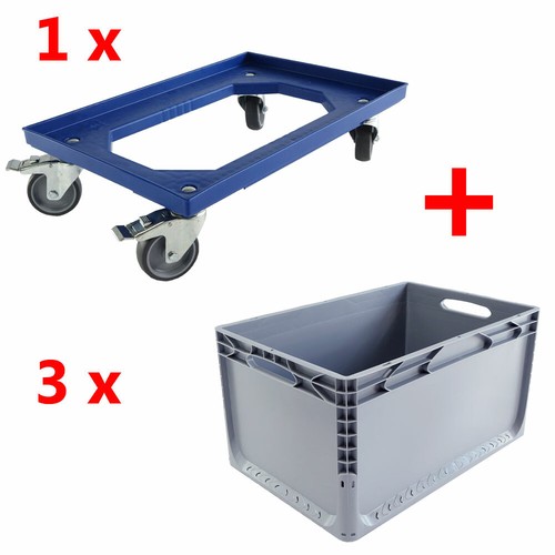 Euroboxen rollwagen set - +,