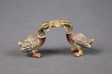 Wiener Bronze. Zwei Gänse