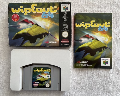 N64 wipeout komplett - n64,