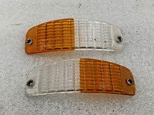 2x NSU Prinz 4 1000 1200 TT Blinkerglas Blinker Scheibe Hella (NU192) NEU NOS