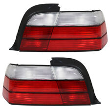 Rückleuchten Klarglas Set für BMW E36 Cabrio Bj. 93-99 Rot/Weiss