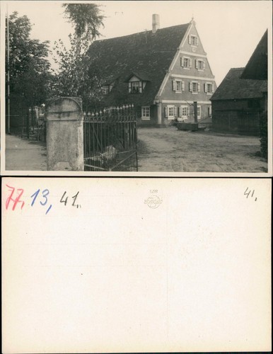 Foto eingang gutshaus - foto,