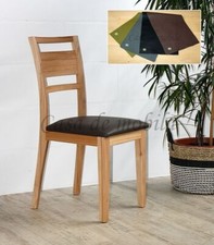 Stuhl mit Polstersitz Leder