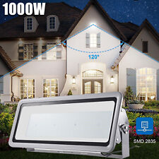 800W/1000W LED Fluter Flutlicht Strahler Scheinwerfer Außen Lampe Kaltweiß 6000K