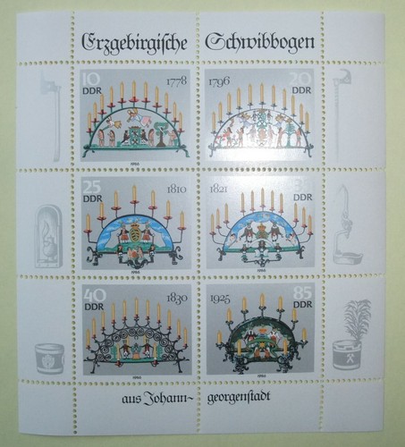 Kleinbogen ddr 1986 mi - ddr,