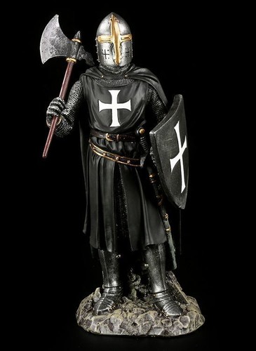 Kreuzritter figur schwarze - kreuzritter, in