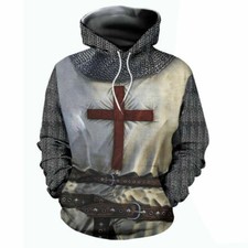 Ritter Templer Rüstung Hoodie