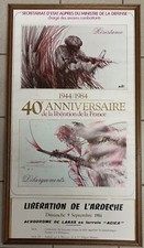 Plakat zum 40. Jahrestag der