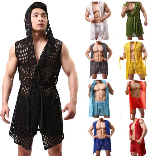 Herren hohl netz abendkleid - herren,