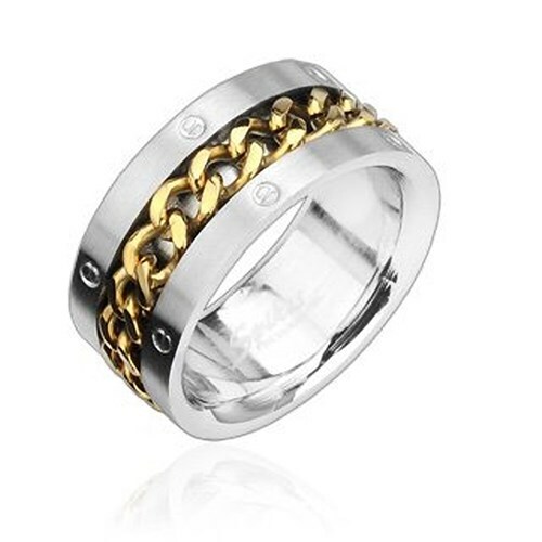 Herren damen edelstahl ring - edelstahl,