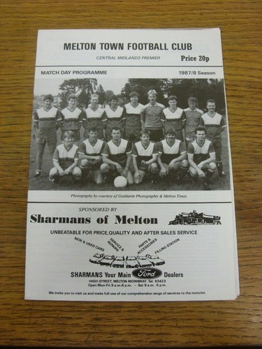 1988 melton town v - melton, derby