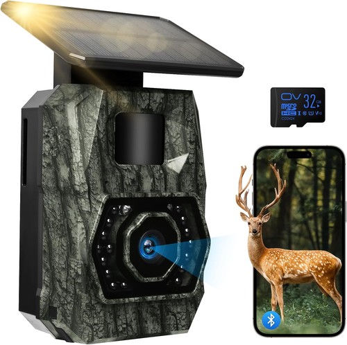 Maxdone solar wildkamera - wildkamera, 4k