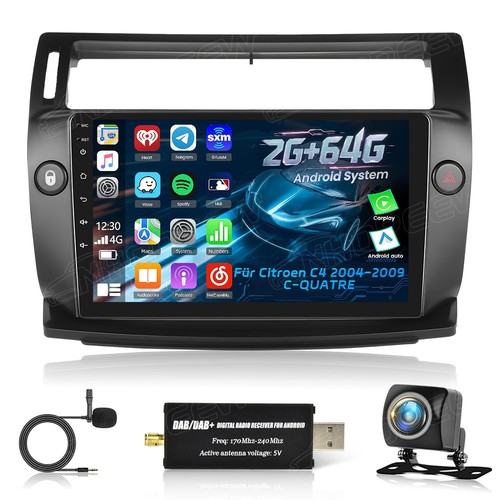 Dab kamera carplay android - dab+, 15