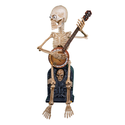 Banjo spielendes skelett - banjo,