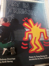 Keith Haring Art In Transit Gallery Notice Rare Basquiat Era East Village 1980