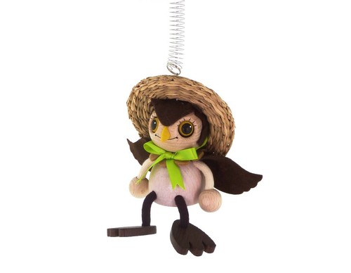 Schwingfigur eule mit hut - schwingfigur,