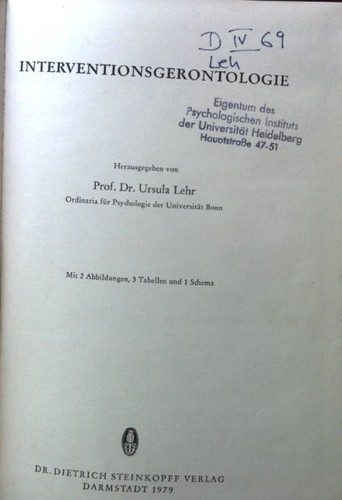 Interventionsgerontologie
