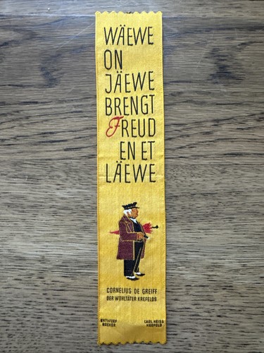 Krefeld altes lesezeichen - lesezeichen,