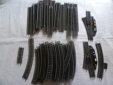 Modell Eisenbahn Schienen , HO , 51 Stk.