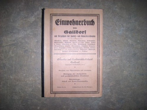 Gaildorf einwohnerbuch von - einwohnerbuch,