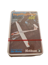 Quartett Segelflugzeuge (Motorsegler) Pelikan Spitzen-Trumpf Go-Bang NEU