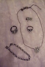 Konplott Magic Fireball großes Set Collier Kette Ohrstecke Ohrringe Ring Armband