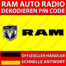 ✅RAM RADIO DEKODIEREN PIN